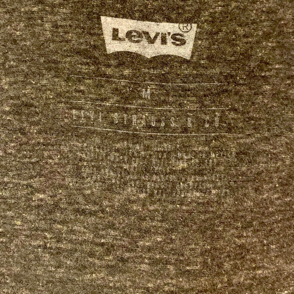 Levi's Men's charcoal Heather gray Med. Graphic Tee - Picture 3 of 3
